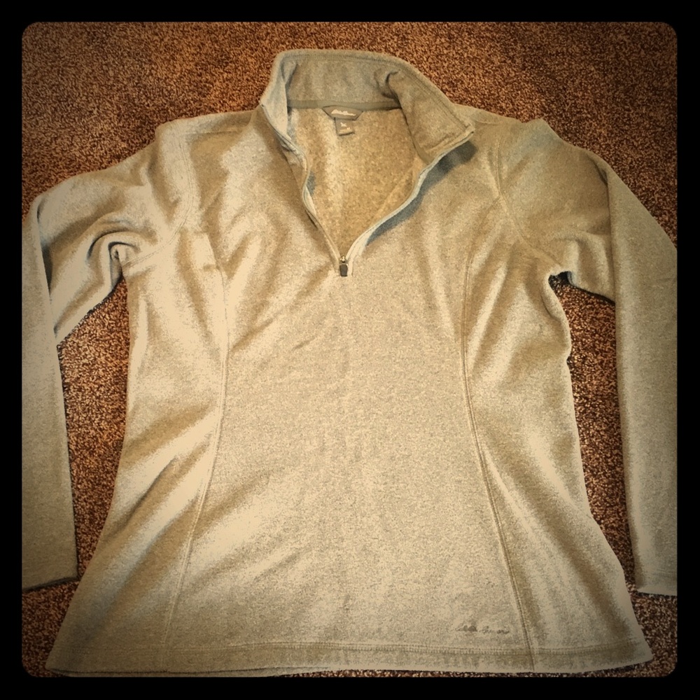 Eddie Bauer dark gray fleece. Worn 2x